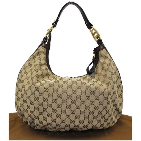 gucci canvas logo shoulder bag|Gucci shoulder bag outlet.